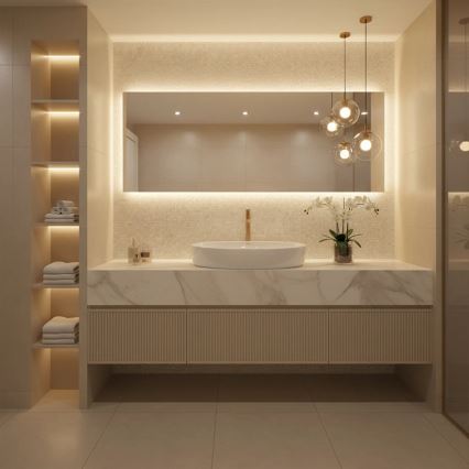 REA-U6371 - Uz virsmas uzstādāma izlietne JOANA 40,5x65,5 cm keramika/spīdīgi balta