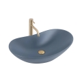 REA-U6373 - ROYAL virsmas izlietne 35,5x61,5 cm keramika/zila