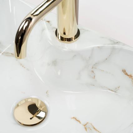 REA-U6504 - Virsmas uzstādāma izlietne KELLY MINI 31x41 cm keramika/akmens imitācija