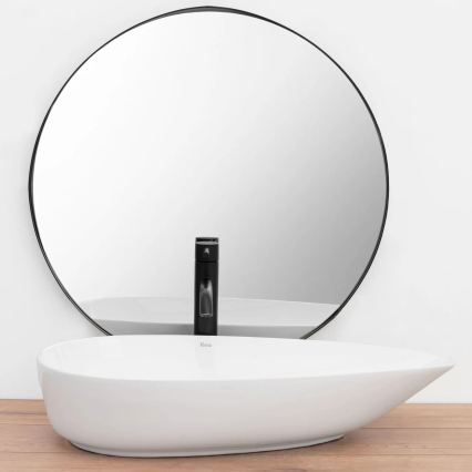 REA-U8537 - Virsmas uzstādāma izlietne GRETA 40x65,5 cm keramiska/glancēta balta