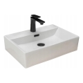 REA-U8701 - Virsmas izlietne BONITA 36x51 cm keramika/spīdīgi balta