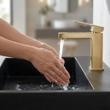 REA-U8779 - Uz virsmas uzstādamā izlietne GOYA 37x60 cm akmens konglomerāts/matēta melna