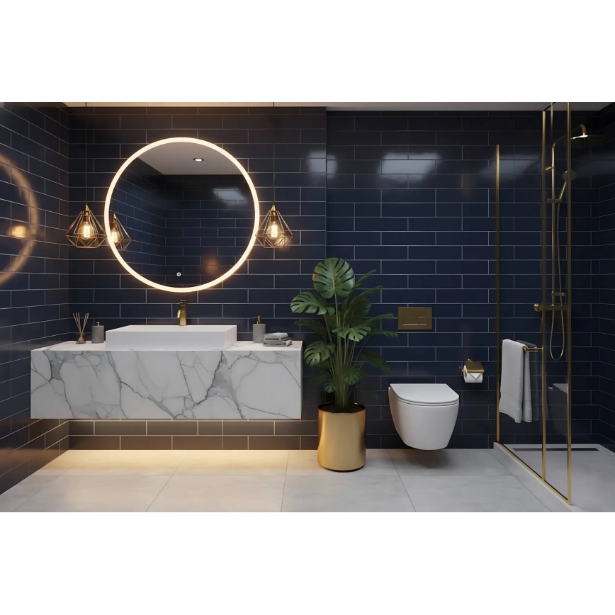 REA-U8900 - Virsmas uzstādāma izlietne GOYA 37x50 cm, konglomerāts, matēta balta