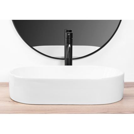 REA-U9108 - Uz virsmas uzstādāma izlietne LAYLA 30x53 cm keramika/spīdīgi balta