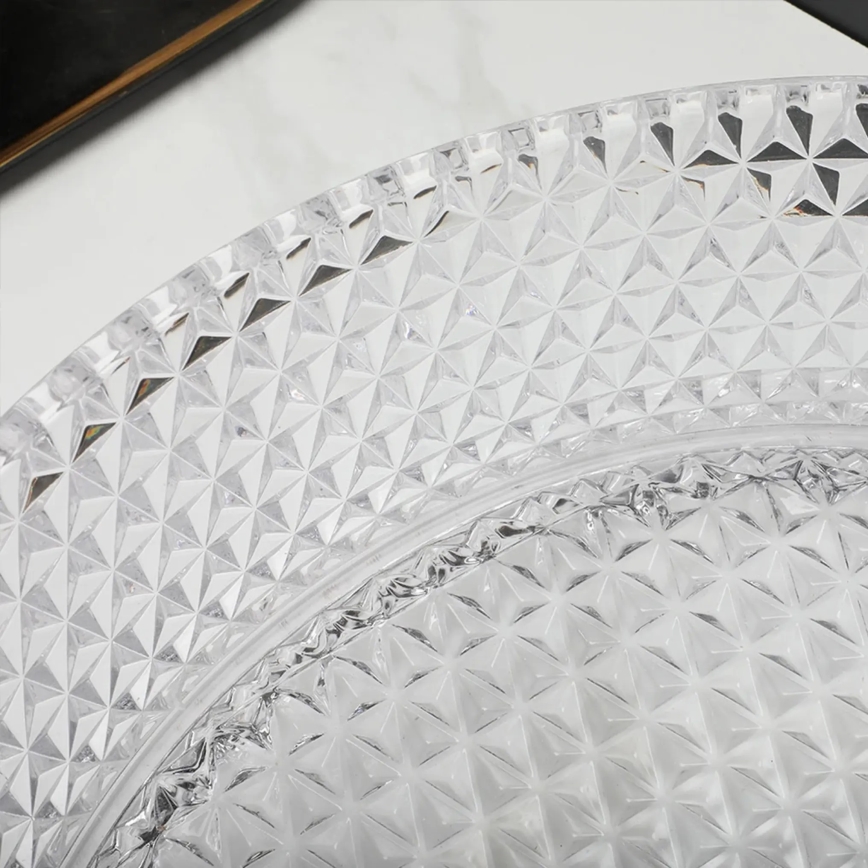 REA-U9670 - Uz virsmas uzstādāma izlietne CRISTAL 35,5 cm no caurspīdīga stikla