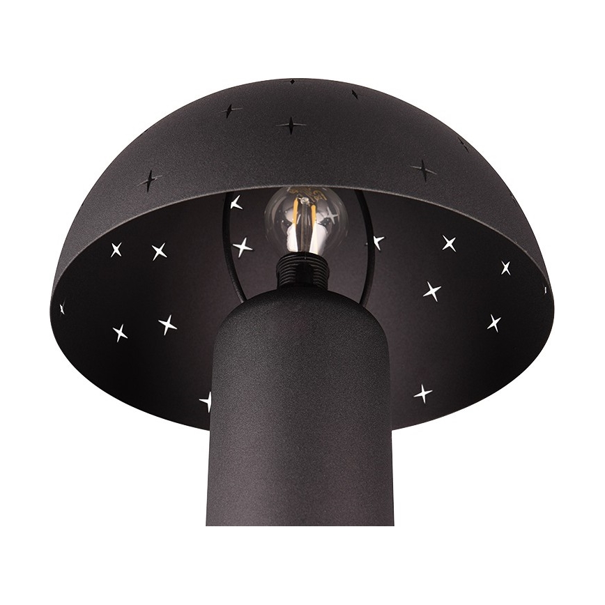 Reality - Galda lampa SETA 1xE14/28W/230V melna