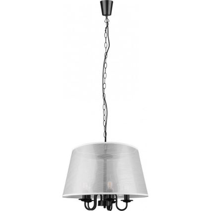 Reality - LED Lustra ar ķēdi CIMA 5xE14/40W/230V pelēka
