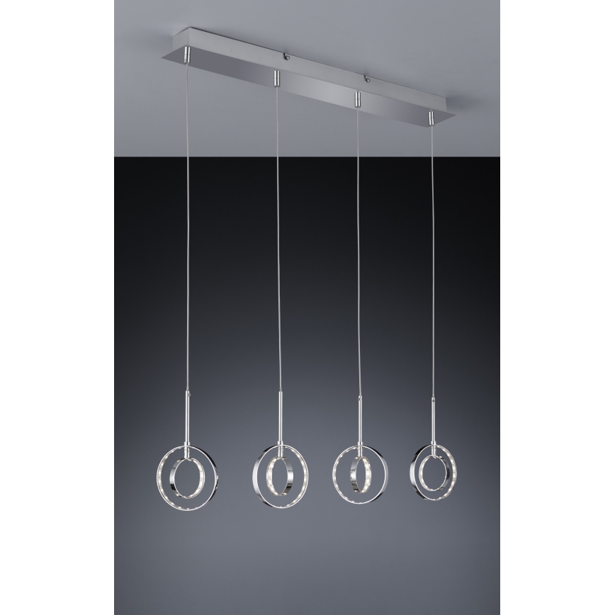 Reality - LED Lustra uz auklas PRATER 4xLED/4W/230V