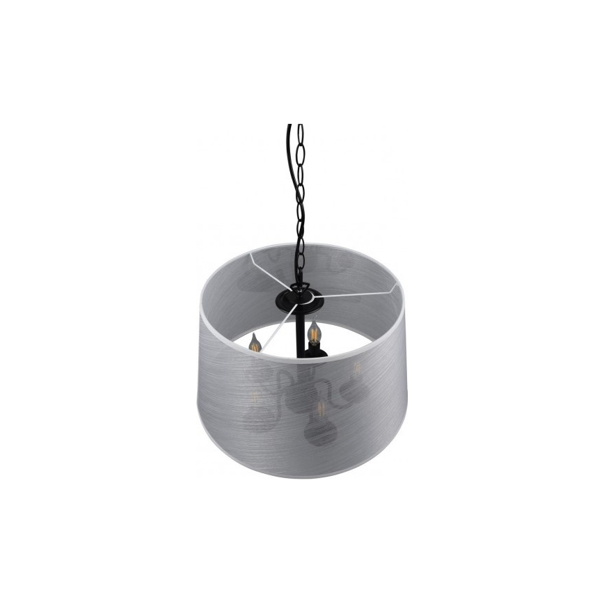 Reality - LED lustra uz ķēdes CIMA 5xE14/40W/230V pelēka