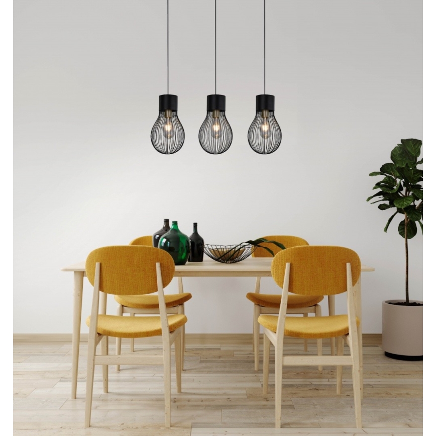 Reality - Lustra ar auklu DAVE 3xE27/40W/230V
