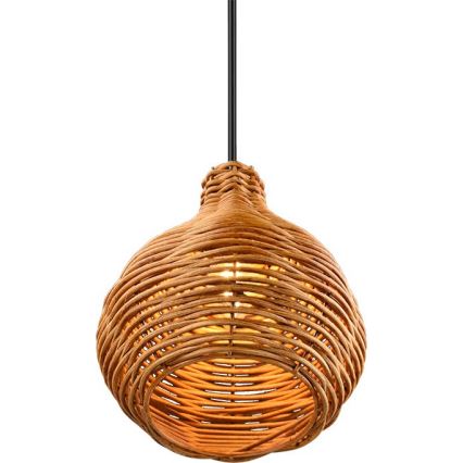 Reality - Piekaramā lampa uz vada SPROUT 1xE14/40W/230V brūna/ratans