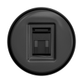 Reblig - Retro datu rozete bez rāmja antracīta krāsā