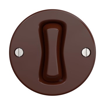 Reblig - Retro kāpņu slēdzis bez rāmja Nr. 6 brūns
