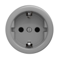 Reblig - Retro mājas kontaktligzda bez rāmja SCHUKO 230V/16A pelēka