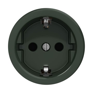 Reblig - Retro mājas kontaktligzda bez rāmja SCHUKO 230V/16A zaļa