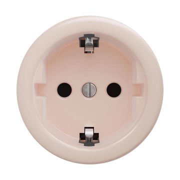 Reblig - Retro mājas rozete bez rāmja SCHUKO 230V/16A antīkā rozā