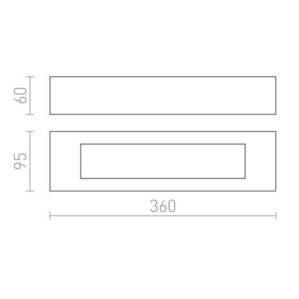 RED - Design Rendl - R10446 - Sienas gaismeklis ROLO 2xE14/40W/230V