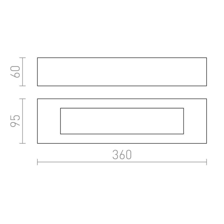 RED - Design Rendl - R10446 - Sienas gaismeklis ROLO 2xE14/40W/230V
