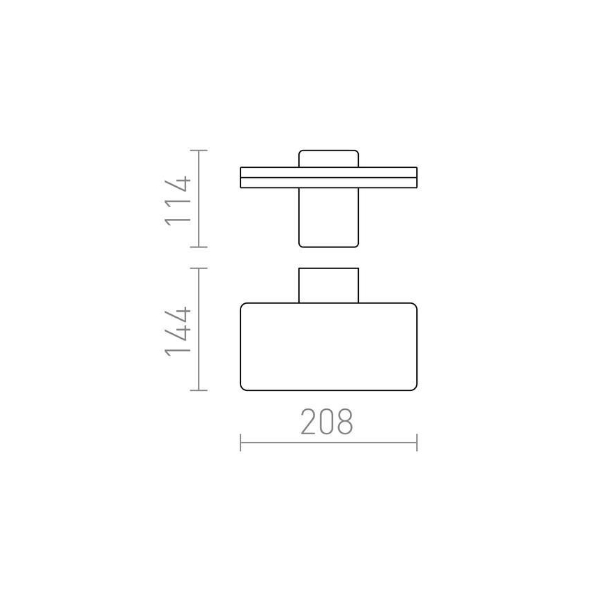 RED - Design Rendl-R11947- LED Āra sienas gaismeklis RINA LED/12W/230V IP65