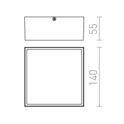 RED - Design Rendl- R11967 - LED Āra griestu gaismeklis BONO LED/4W/230V IP54