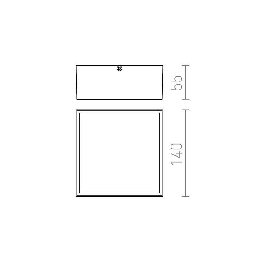 RED - Design Rendl- R11967 - LED Āra griestu gaismeklis BONO LED/4W/230V IP54