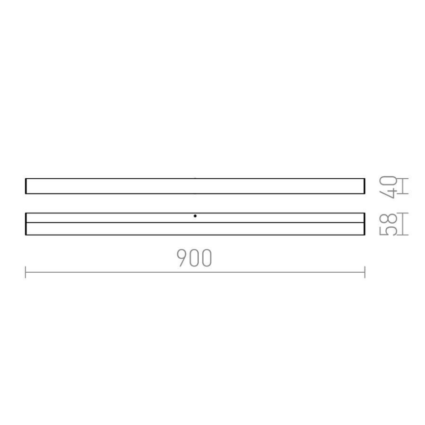 RED - Design Rendl - R12404 - LED Vannas istabas sienas gaismeklis LEVIA LED/18W/230V IP44