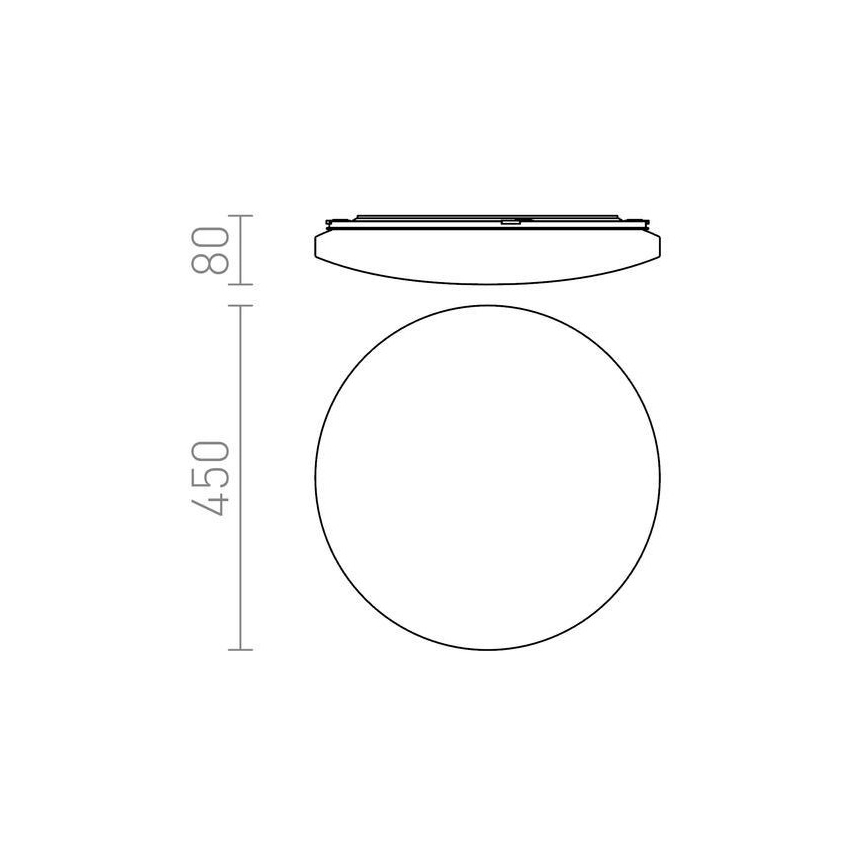 RED - Design Rendl - R12433 - LED Griestu gaismeklis SEMPRE LED/36W/230V apaļš