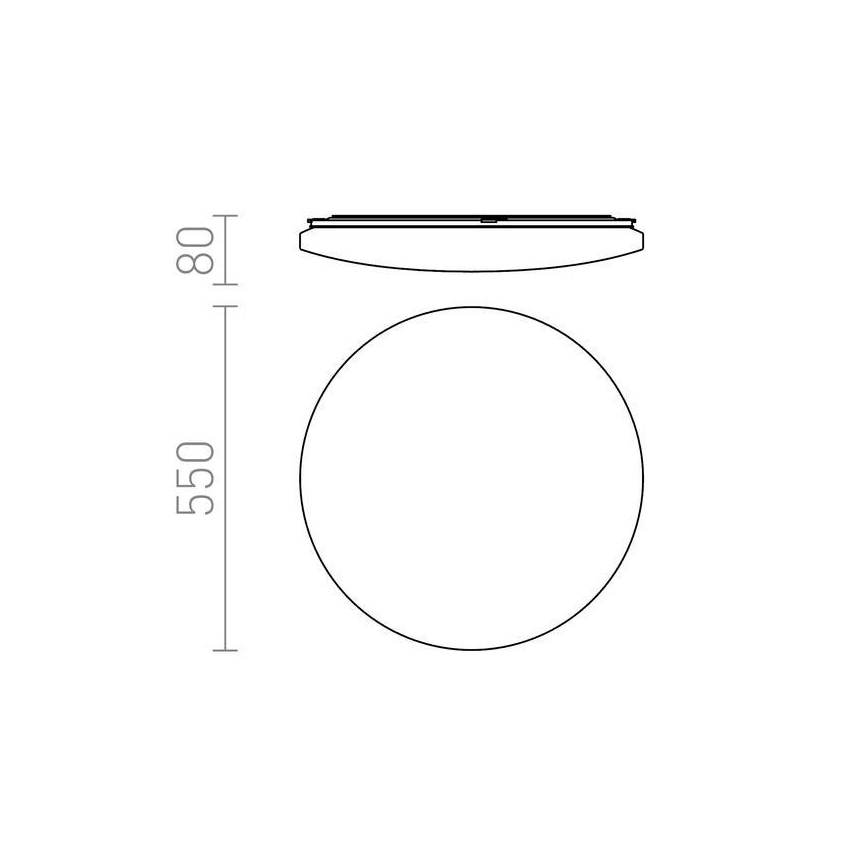 RED - Design Rendl - R12434 - LED Griestu gaismeklis SEMPRE LED/56W/230V apaļš