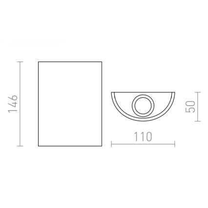 RED - Design Rendl - R12592 - LED Sienas gaismeklis DAFFY LED/6W/230V balts