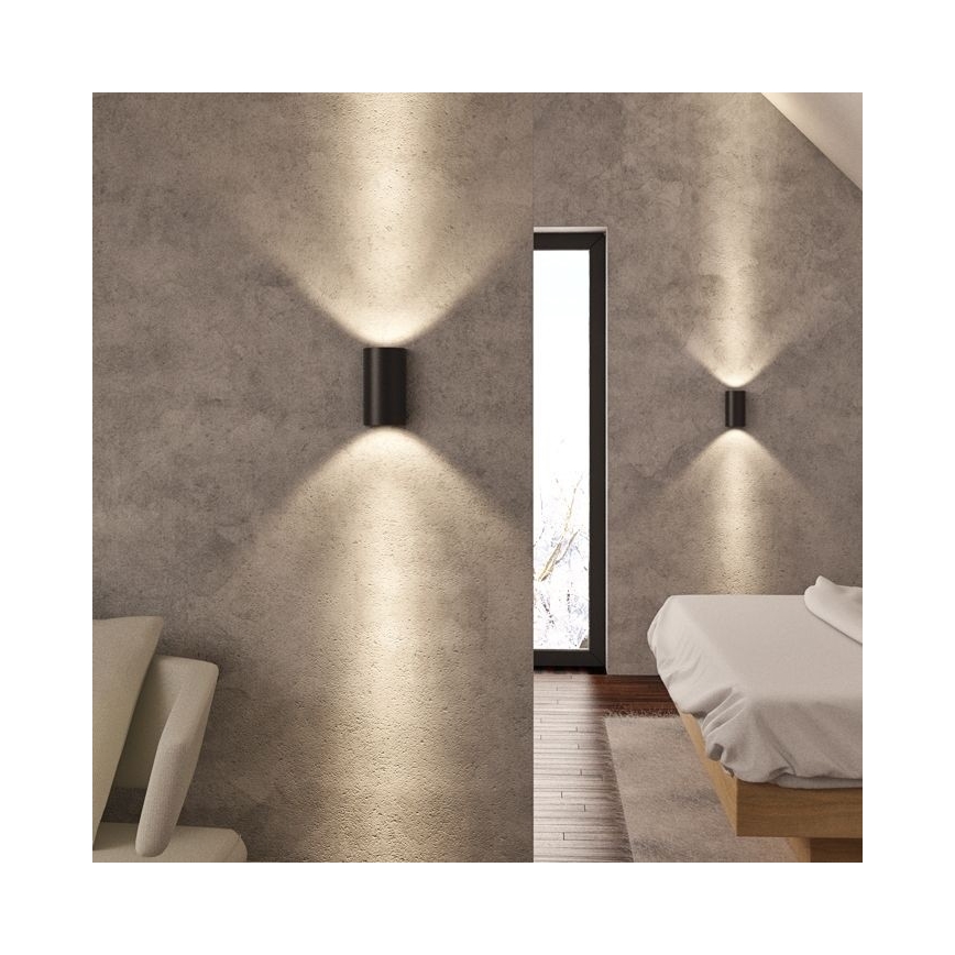 RED - Design Rendl - R12593 - LED Sienas gaismeklis DAFFY LED/6W/230V melns