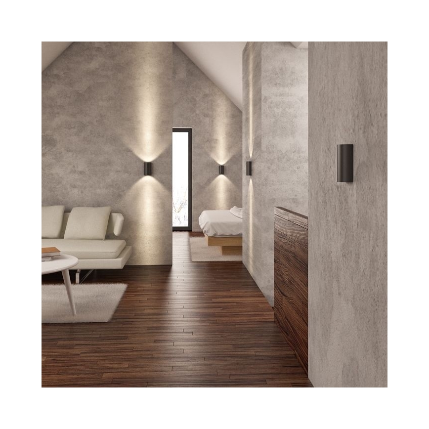 RED - Design Rendl - R12593 - LED Sienas gaismeklis DAFFY LED/6W/230V melns