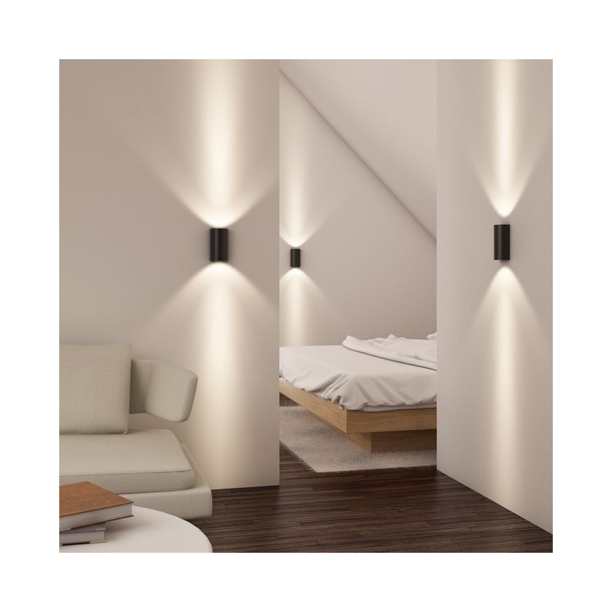 RED - Design Rendl - R12593 - LED Sienas gaismeklis DAFFY LED/6W/230V melns