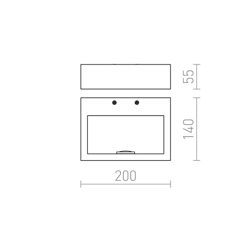 RED - Design Rendl - R12595 - LED Sienas gaismeklis NEMAN LED/10W/230V