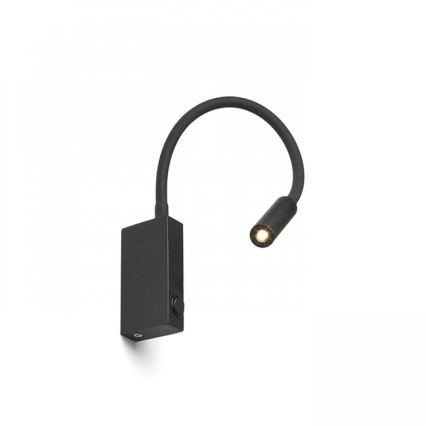 RED - Design Rendl - R12945 - LED Pielāgojama lampiņa EKE LED/3W/230V melna