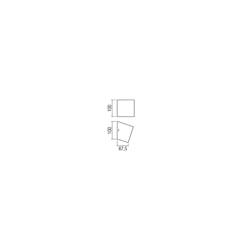 Redo 01-1317 - LED Sienas lampa TOBIKO LED/6W/230V CRI 90 balta