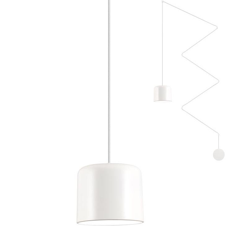 Redo 01-1821 - Lustra ar auklu DODO 1xE27/15W/230V zirneklis balta