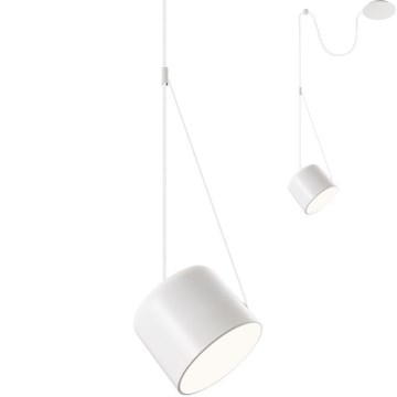 Redo 01-1823 - Lustra ar auklu DODO 1xE27/15W/230V zirneklis balta