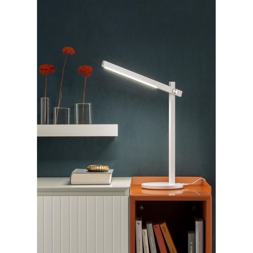 Redo 01-2212 - LED Aptumšojama skārienvadāma galda lampa OMEO LED/5,5W/230V 3000/4500/6500K balta