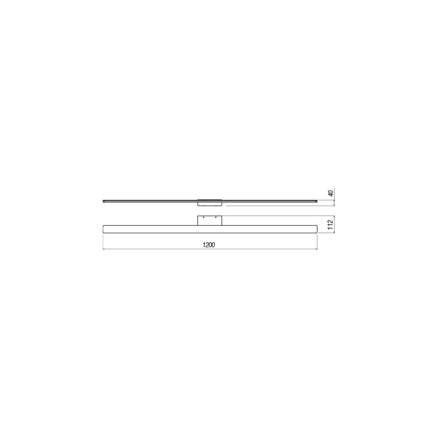 Redo 01-2511 - LED Vannas istabas spoguļa apgaismojums BARRIO LED/34,32W/230V 120 cm CRI 90 IP44 balta