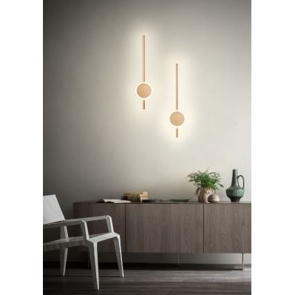 Redo 01-2700 - LED Sienas lampa DIAZ LED/18W/230V CRI 90 zelta