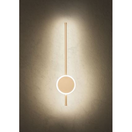 Redo 01-2700 - LED Sienas lampa DIAZ LED/18W/230V CRI 90 zelta