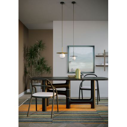Redo 01-2727 - Lustra ar auklu PLATO 1xG9/10W/230V d. 20 cm zelta