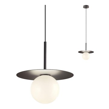 Redo 01-2728 - Lustra ar auklu PLATO 1xG9/10W/230V d. 20 cm melna