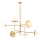 Redo 01-2733 - Lustra ar stieni PLATO 6xG9/10W/230V zelta