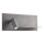 Redo 01-3316 - LED Sienas starmetis BROOK LED/8W/230V + LED/3W USB CRI 90 melna pa labi