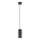 Redo 01-3474 - Lustra ar auklu BOOM 1xGU10/10W/230V d. 7,6 cm melna