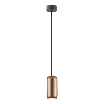 Redo 01-3476 - Lustra ar auklu BOOM 1xGU10/10W/230V d. 7,6 cm brūna