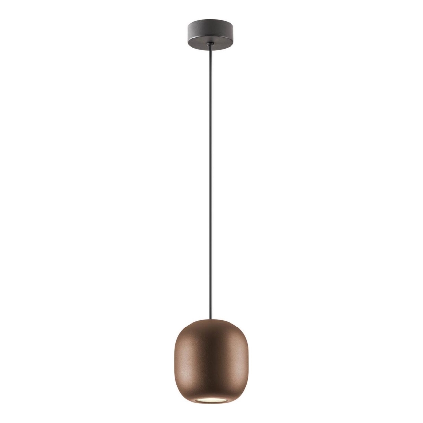 Redo 01-3479 - Lustra ar auklu BOOM 1xGU10/10W/230V d. 12 cm brūna