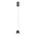 Redo 01-3550 - LED Lustra ar auklu AVES LED/12W/230V d. 9,6 cm CRI 90 melna