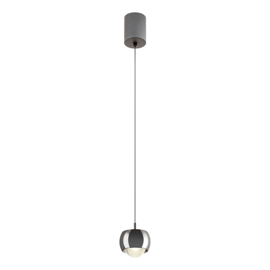 Redo 01-3551 - LED Lustra ar auklu AVES LED/12W/230V d. 9,6 cm CRI 90 antracīta